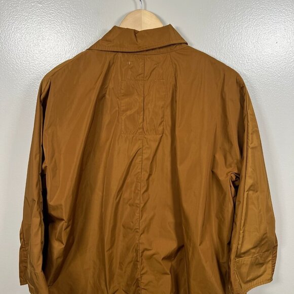 OOF WEAR Oversized Trench Coat Jacket Womens Size IT 40 US 2 Brown Minimal - Picture 10 of 12